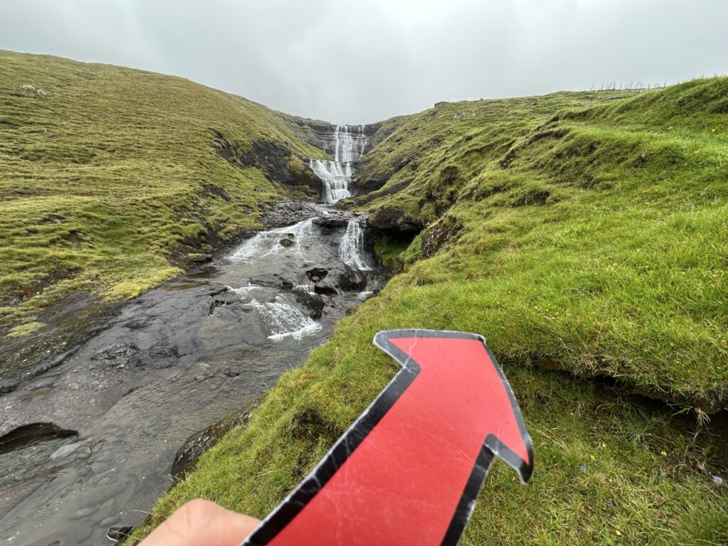 #557 – Waterfall, Hósvík, Faroe Islands