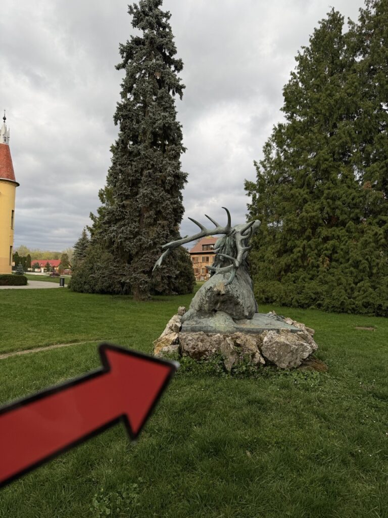 #1002- Deer Statue, Topoľčianky, Slovakia