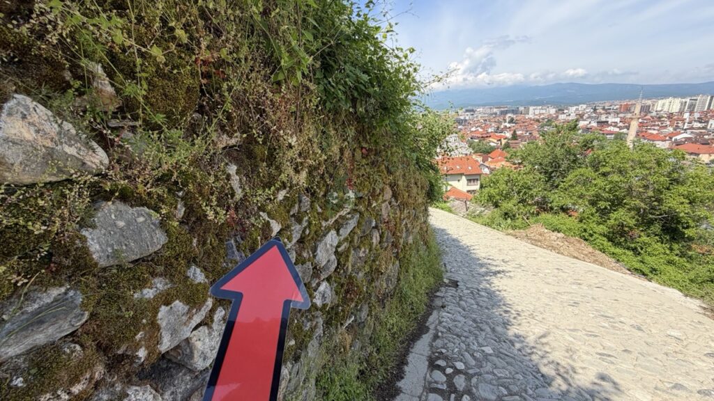 #1225 – Walkway to the Citadel,  Prizren, Kosovo