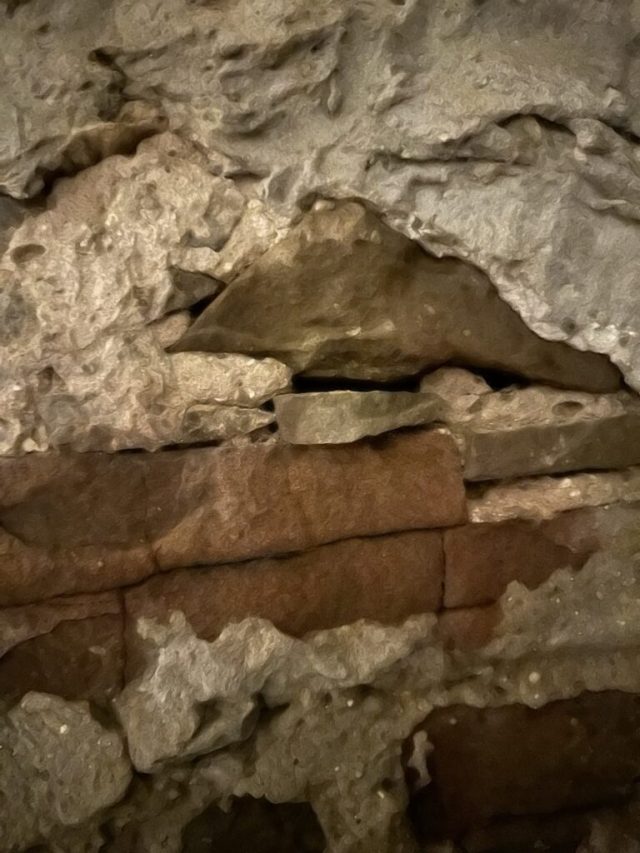 Hand-painted penguin stone #172 hidden at Underground of the Castle Stara Lubovna, Stara Lubovna, Slovakia (photo 3 of 5)