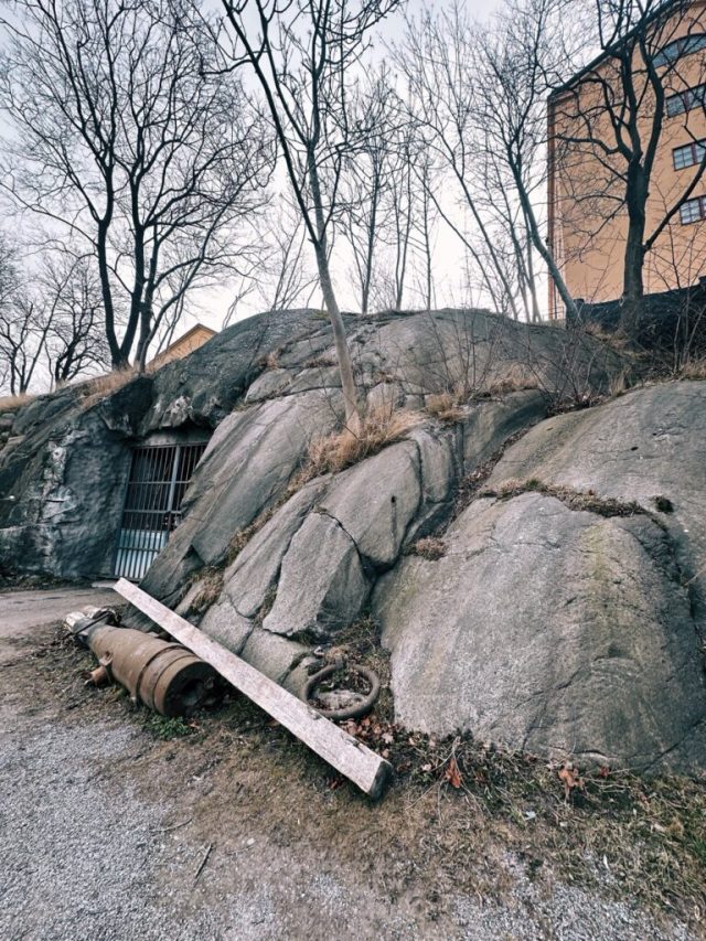 Hand-painted penguin stone #232 hidden at Skeppsholmen Island, Stockholm, Sweden (photo 3 of 5)