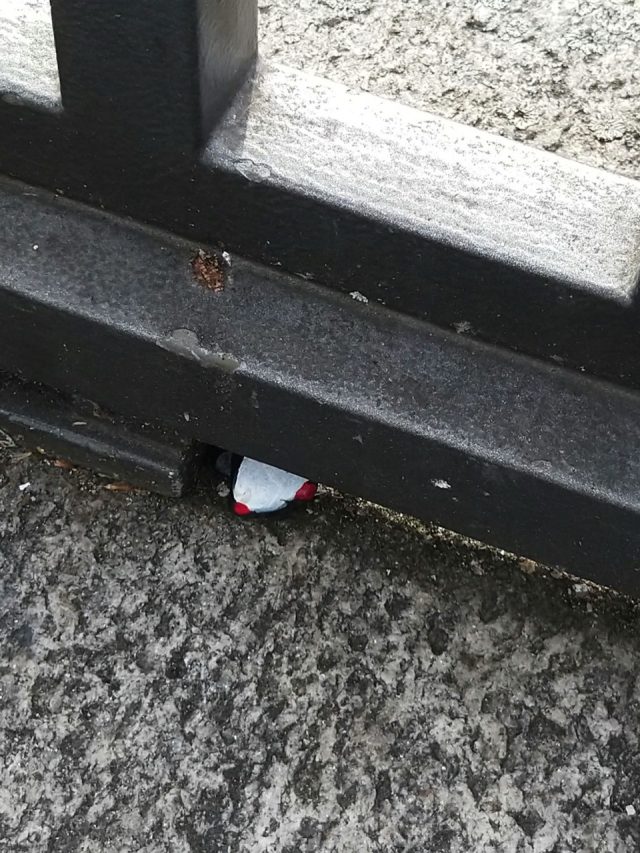 Hand-painted penguin stone #312 hidden at Town Hall, Zurich, Switzerland (photo 3 of 4)