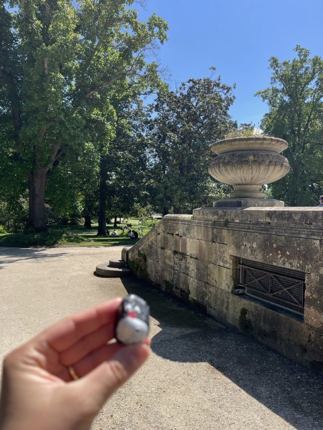 Ručne maľovaný tučniakový kameň č. 462 ukrytý na mieste Jardin Public, Bordeaux, Francúzsko (fotka 5 z 5)