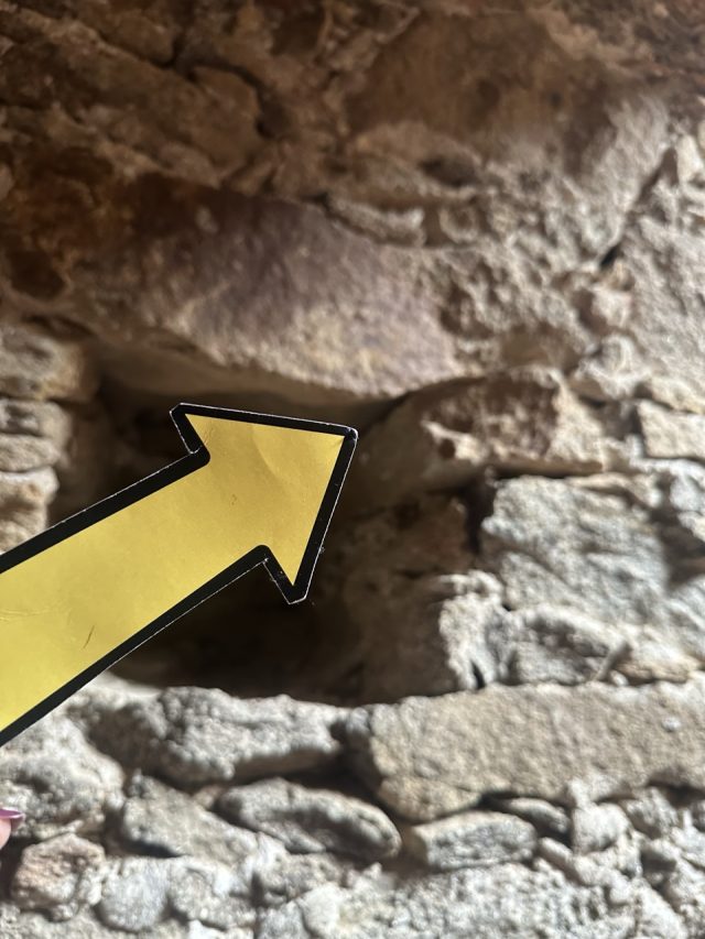 Hand-painted penguin stone #587 hidden at Church Tower, Jaromerice nad Rokytnou, Czechia (photo 4 of 5)