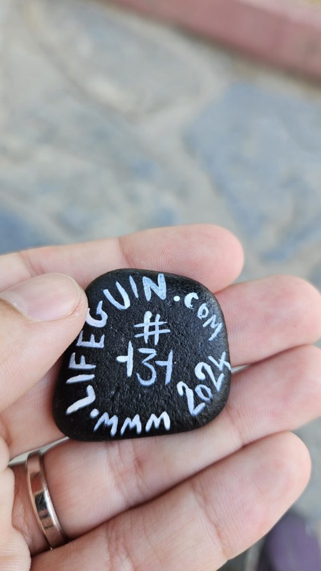 Hand-painted penguin stone #131 hidden at Mausoleum at Halicarnassus, Bodrum, Turkiye (photo 4 of 5)