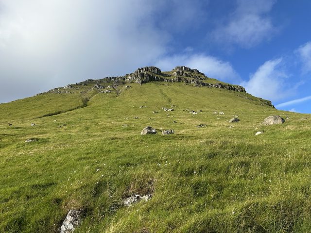 Hand-painted penguin stone #738 hidden at Rock, Trollanes, Faroe Islands (photo 4 of 5)