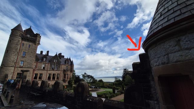 Hand-painted penguin stone #254 hidden at Belfast Castle, Belfast, United Kingdom (photo 4 of 5)