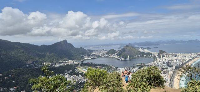 Hand-painted penguin stone #336 hidden at Morro dos Irmaos, Rio de Janeiro, Brazil (photo 3 of 5)