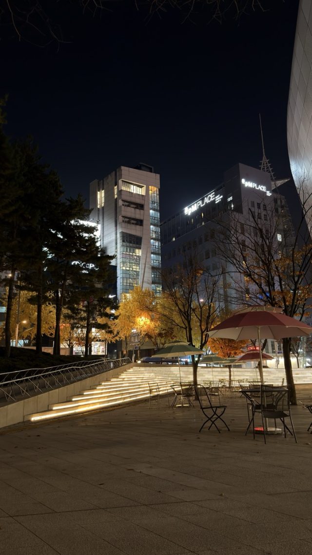 Hand-painted penguin stone #729 hidden at DDP, Seoul, South Korea (photo 5 of 5)