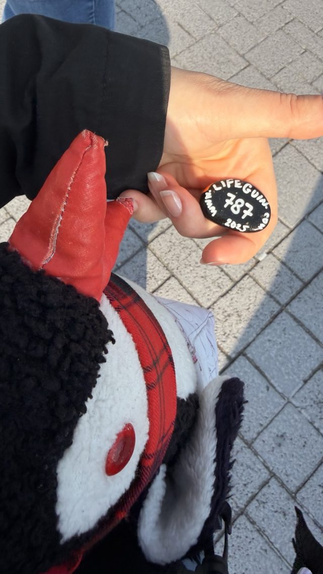 Hand-painted penguin stone #787 hidden at Gamcheon Culture Village, Busan, South Korea (photo 3 of 5)