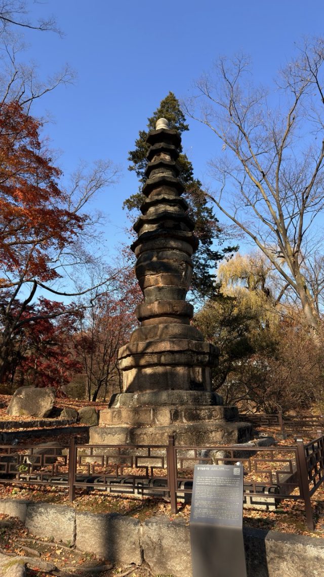 Ručne maľovaný tučniakový kameň č. 833 ukrytý na mieste Pond in Changgyeonggung Palace, Seoul, Južná Kórea (fotka 2 z 5)