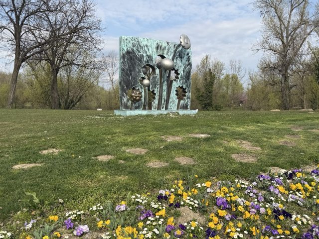 Hand-painted penguin stone #960 hidden at Bundek City Park, Zagreb, Croatia (photo 3 of 5)