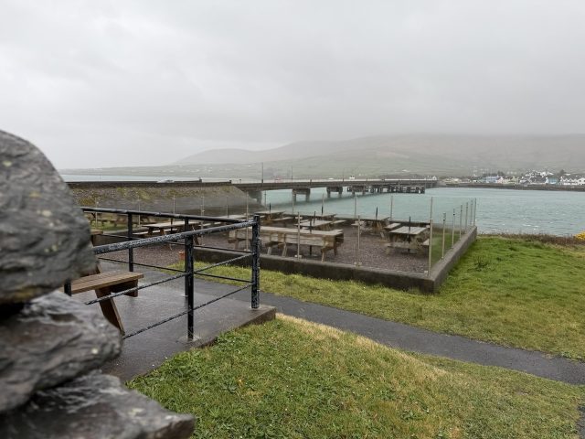 Hand-painted penguin stone #1012 hidden at The Skellig Experience Visitor Centre, Valentia, Ireland (photo 4 of 5)