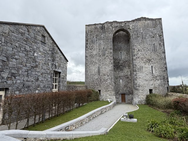 Hand-painted penguin stone #1029 hidden at Listowel Castle, Listowel, Ireland (photo 3 of 5)