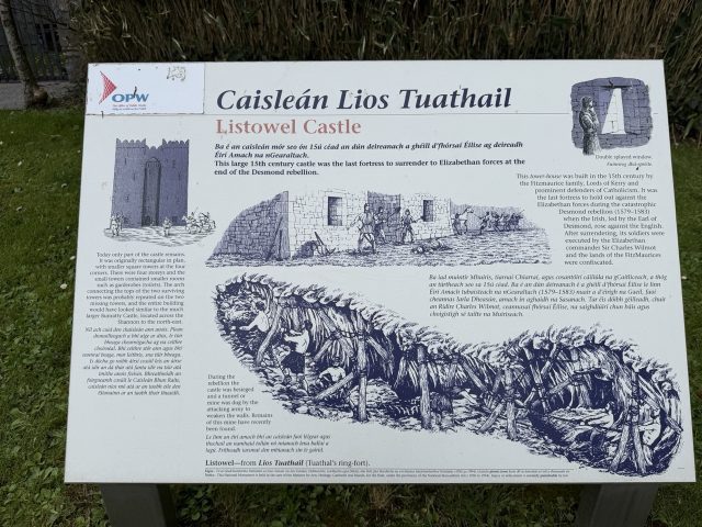 Hand-painted penguin stone #1029 hidden at Listowel Castle, Listowel, Ireland (photo 4 of 5)
