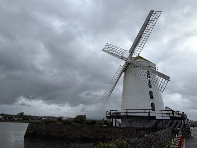 Hand-painted penguin stone #1048 hidden at Blennerville Windmill, Tralee, Ireland (photo 3 of 5)
