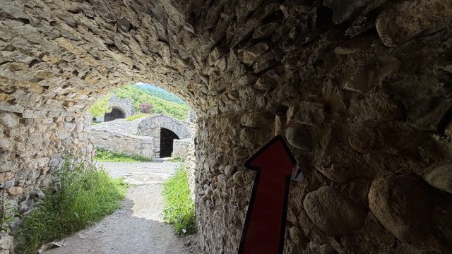 Hand-painted penguin stone #1112 hidden at Prizren Fortress Tunnel, Prizren, Kosovo (photo 4 of 5)