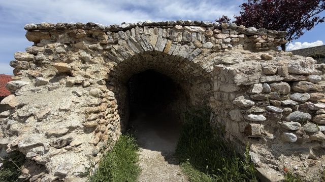 Hand-painted penguin stone #1112 hidden at Prizren Fortress Tunnel, Prizren, Kosovo (photo 5 of 5)