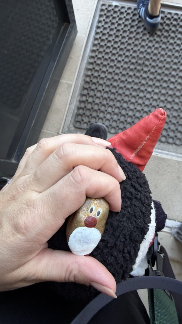 Hand-painted penguin stone #517 hidden at Fort Stone Wall, Dubrovnik, Croatia (photo 3 of 5)