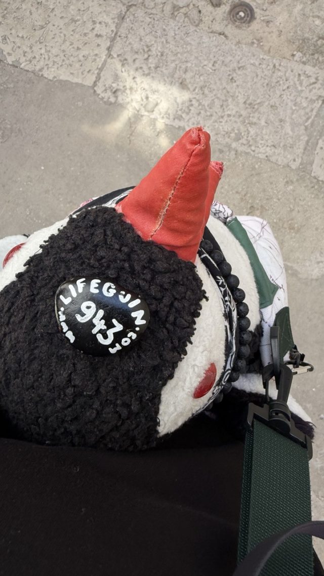Hand-painted penguin stone #943 hidden at Random stone wall, Dubrovnik, Croatia (photo 3 of 4)