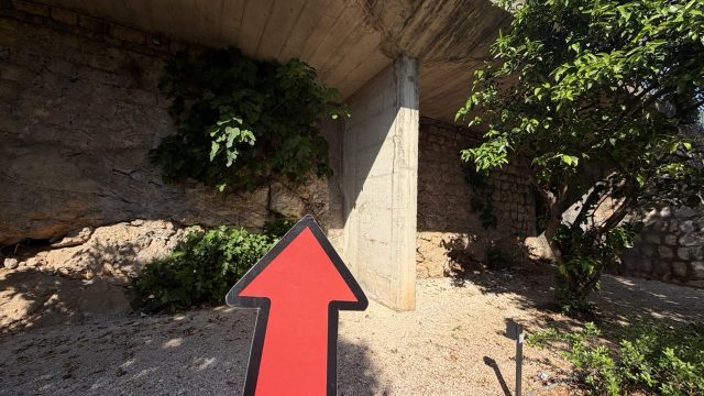 Hand-painted penguin stone #966 hidden at Park, Dubrovnik, Croatia (photo 5 of 5)