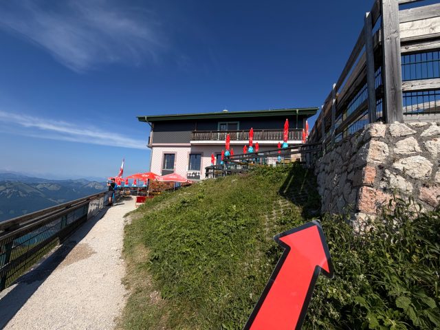 Hand-painted penguin stone #1237 hidden at Hotel Schafbergspitze, Sankt Gilgen, Austria (photo 2 of 5)