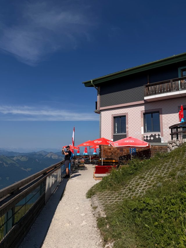 Hand-painted penguin stone #1237 hidden at Hotel Schafbergspitze, Sankt Gilgen, Austria (photo 5 of 5)