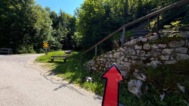 Hand-painted penguin stone #1260 hidden at Rocks next to water route,, St. Wolfgang im Salzkammergut, Austria (photo 2 of 5)