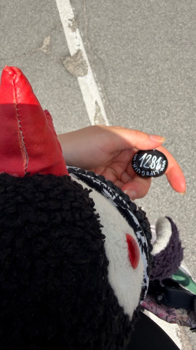 Hand-painted penguin stone #1281 hidden at Dachstein Turlwand Bus Stop, Ramsau am Dachstein, Austria (photo 3 of 5)