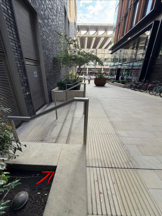 Hand-painted penguin stone #2329 hidden at Google London - Pancras Square, London, United Kingdom (photo 3 of 5)
