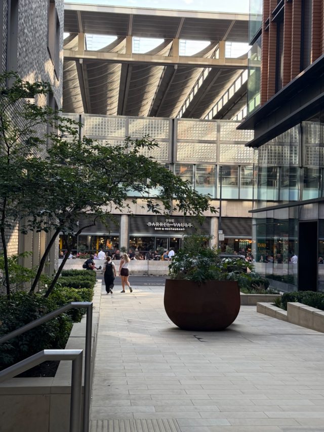Hand-painted penguin stone #2329 hidden at Google London - Pancras Square, London, United Kingdom (photo 4 of 5)