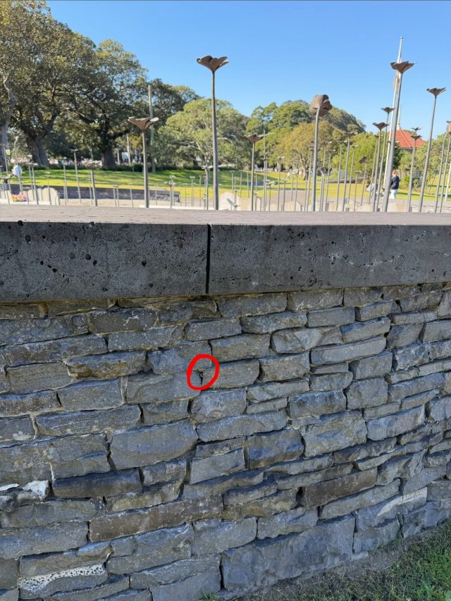 Hand-painted penguin stone #1147 hidden at Korean War Memorial, Sydney, Australia (photo 4 of 5)