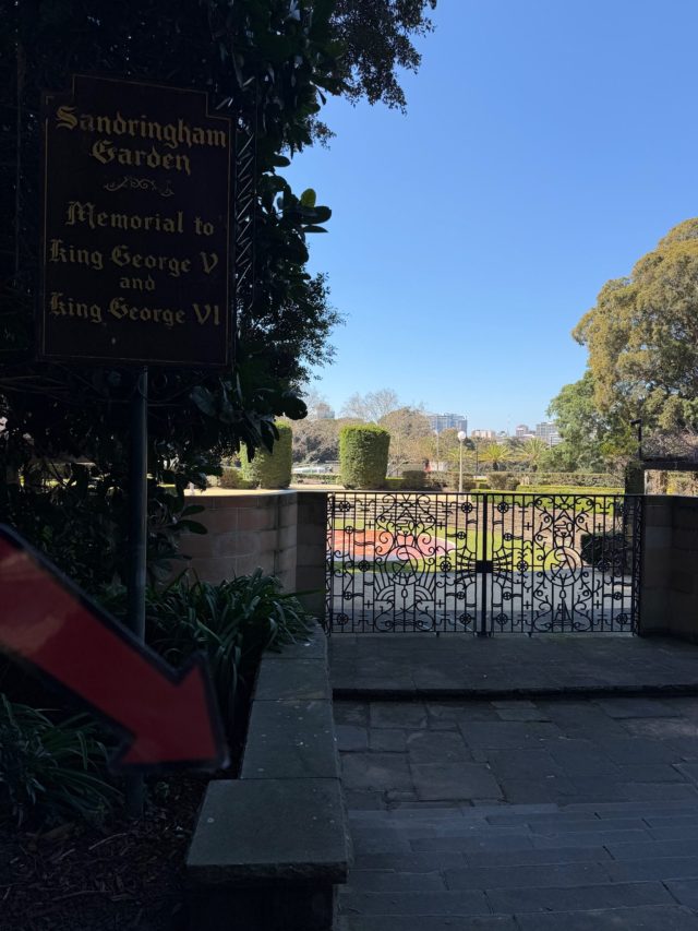 Hand-painted penguin stone #1283 hidden at Sandringham Memorial Gates, Sydney, Australia (photo 4 of 4)