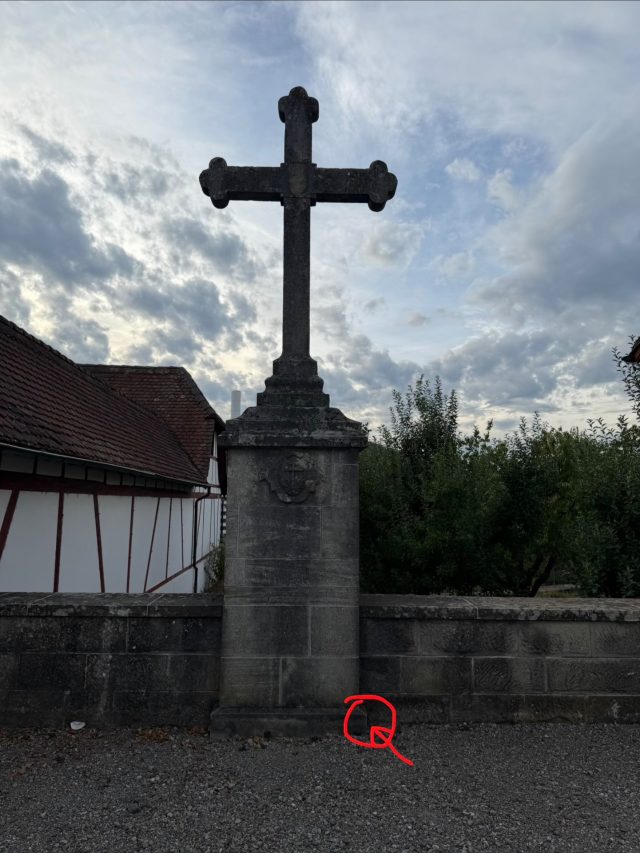 Ručne maľovaný tučniakový kameň č. 2323 ukrytý na mieste Klosterhalbinsel, Wettingen, Švajčiarsko (fotka 4 z 4)