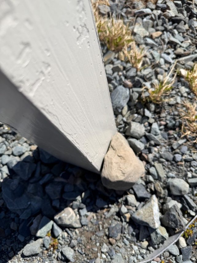 Hand-painted penguin stone #1390 hidden at Hooker Valley Track, Hooker Lake, New Zealand (photo 4 of 5)