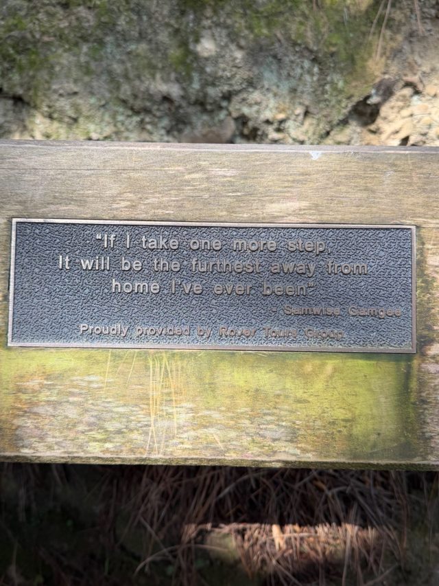 Hand-painted penguin stone #2325 hidden at Hobbit's Hideaway, Wellington, New Zealand (photo 3 of 5)