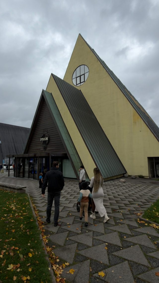 Hand-painted penguin stone #1394 hidden at Fram, Oslo, Norway (photo 5 of 5)