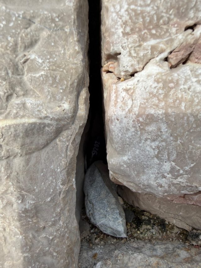 Hand-painted penguin stone #2239 hidden at Old Town Budva, Cetinje, Montenegro (photo 5 of 5)