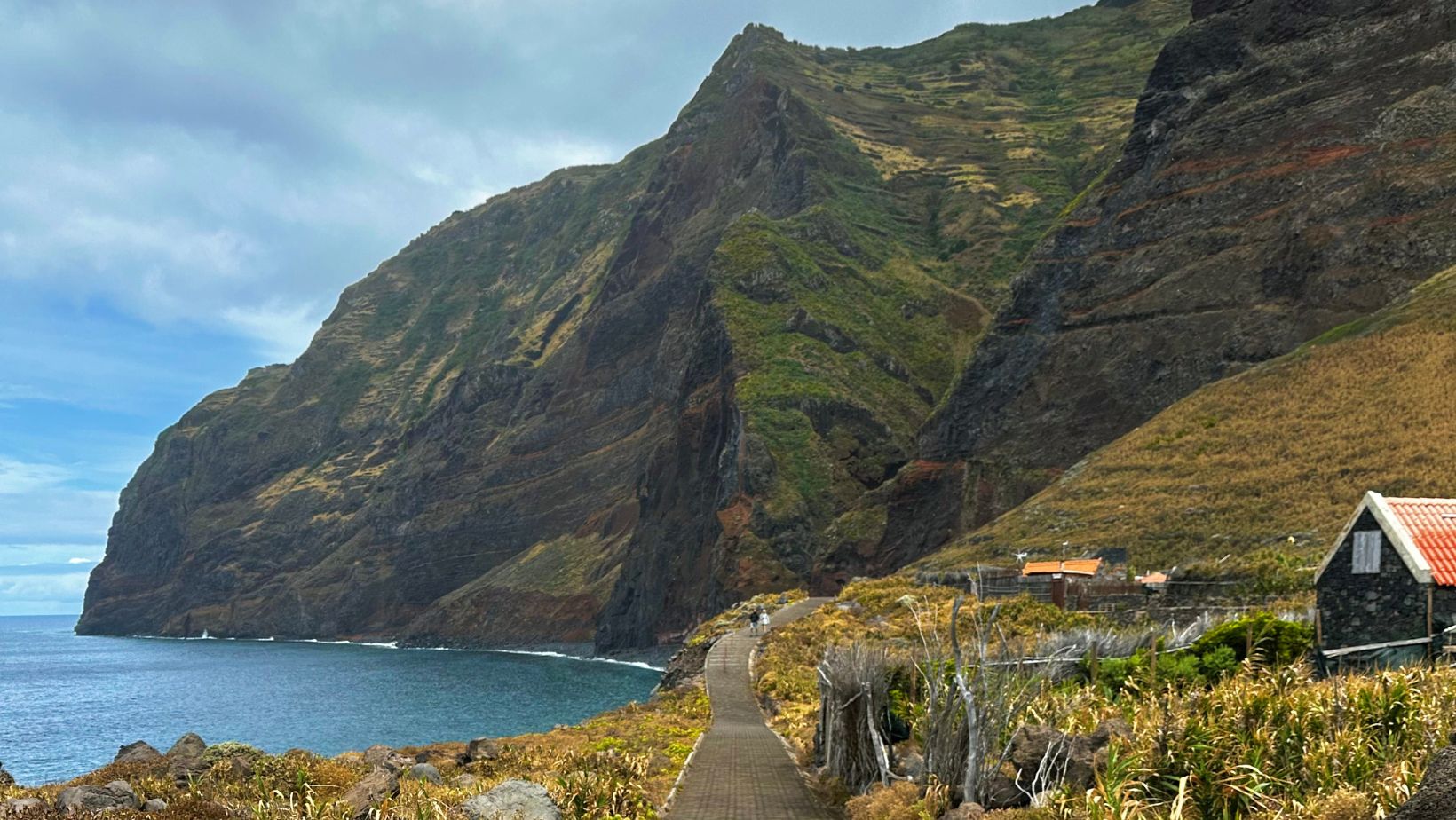 Hand-painted penguin stone #16 hidden at Faja da Quebrada Nova, Madeira, Portugal (photo 1 of 4)