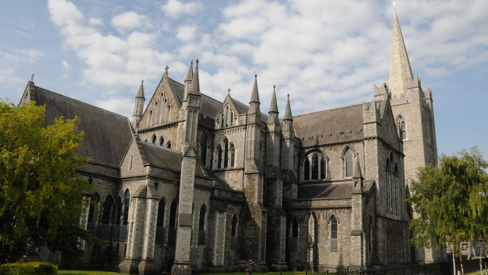 Hand-painted penguin stone #171 hidden at St Patrick's Cathedral, Dublin, Ireland (photo 1 of 4)
