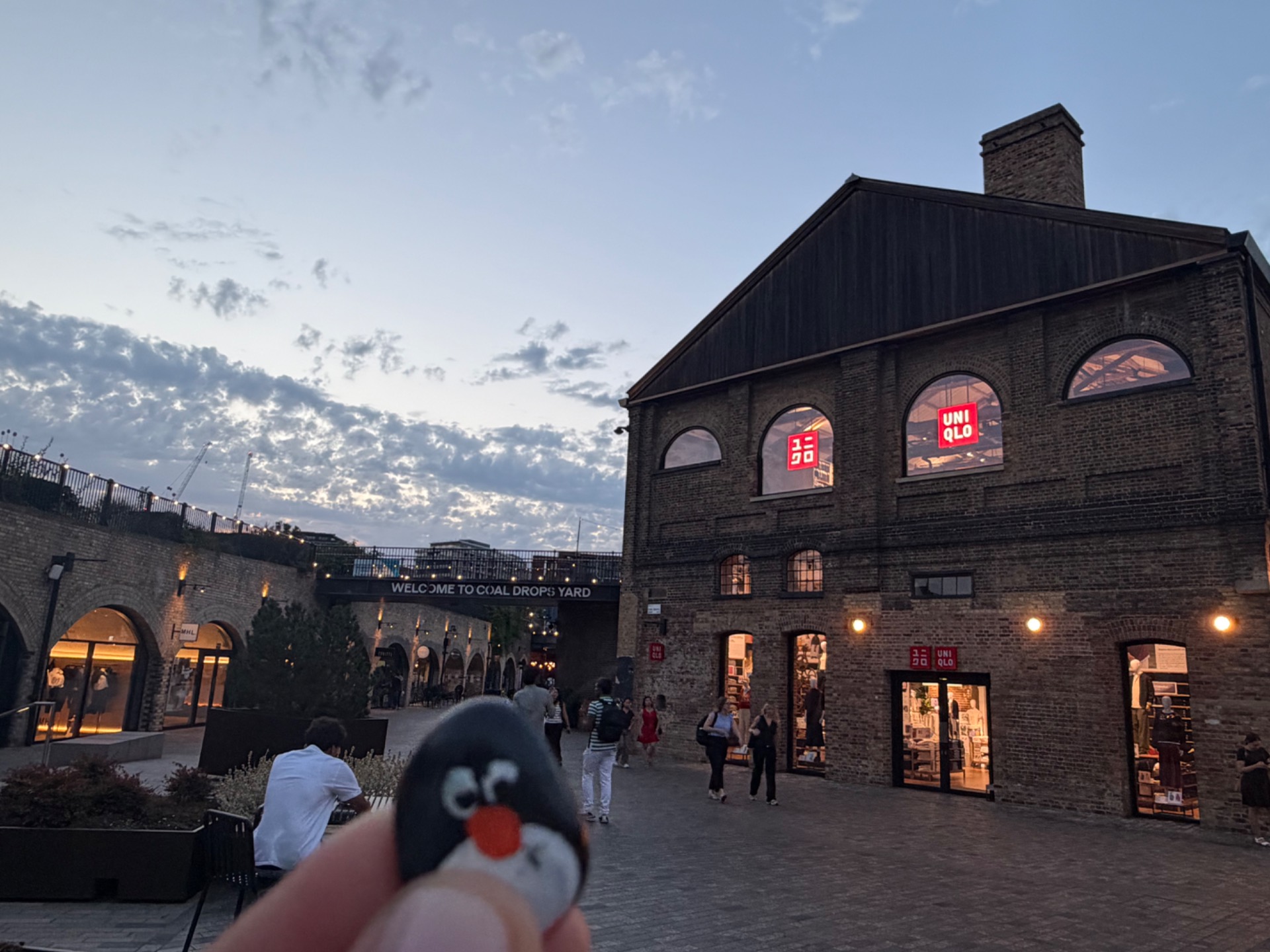 Hand-painted penguin stone #1160 hidden at Granary square, London, United Kingdom (photo 1 of 5)